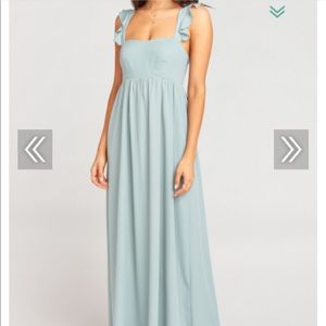 Show me your mumu June maxi dress silver sage